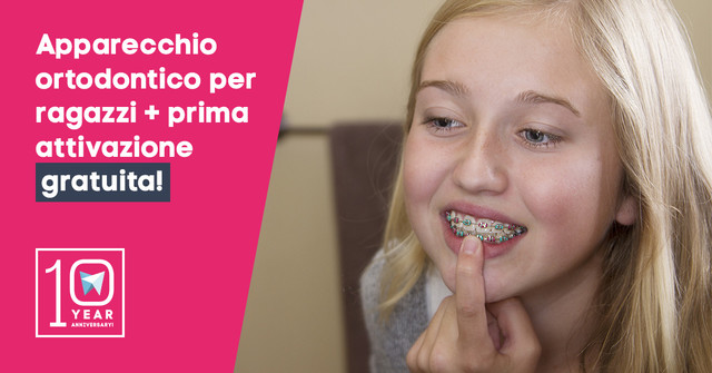 Apparecchio ortodontico per ragazzi + prima attivazione gratuita