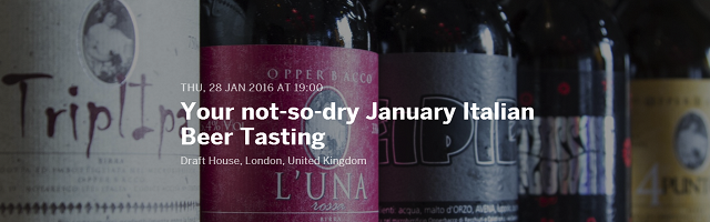 Italian beer tasting