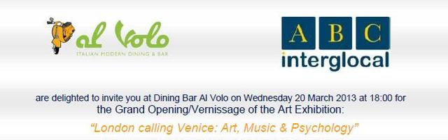 Londra calling Venice: Art, Music & Psychology