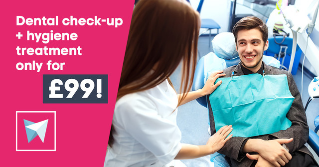 Dental check-up + hygiene treatment only for £99