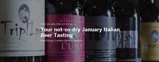 Italian beer tasting