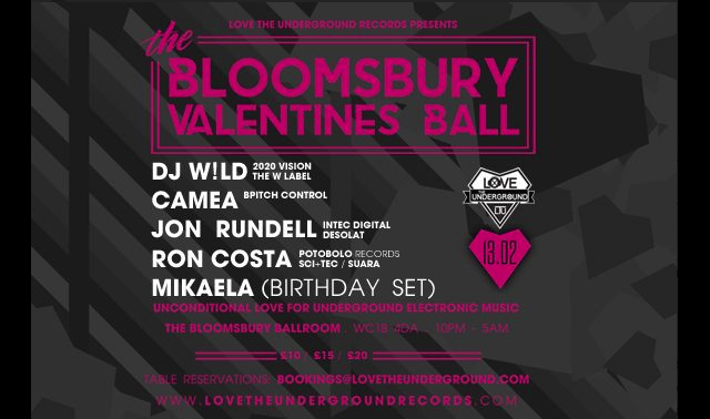 Love The Underground Records Valentines Ball
