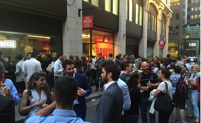 Pizza and Young Professionals London