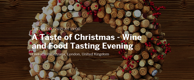 A Taste of Christmas - wine and food tasting evening